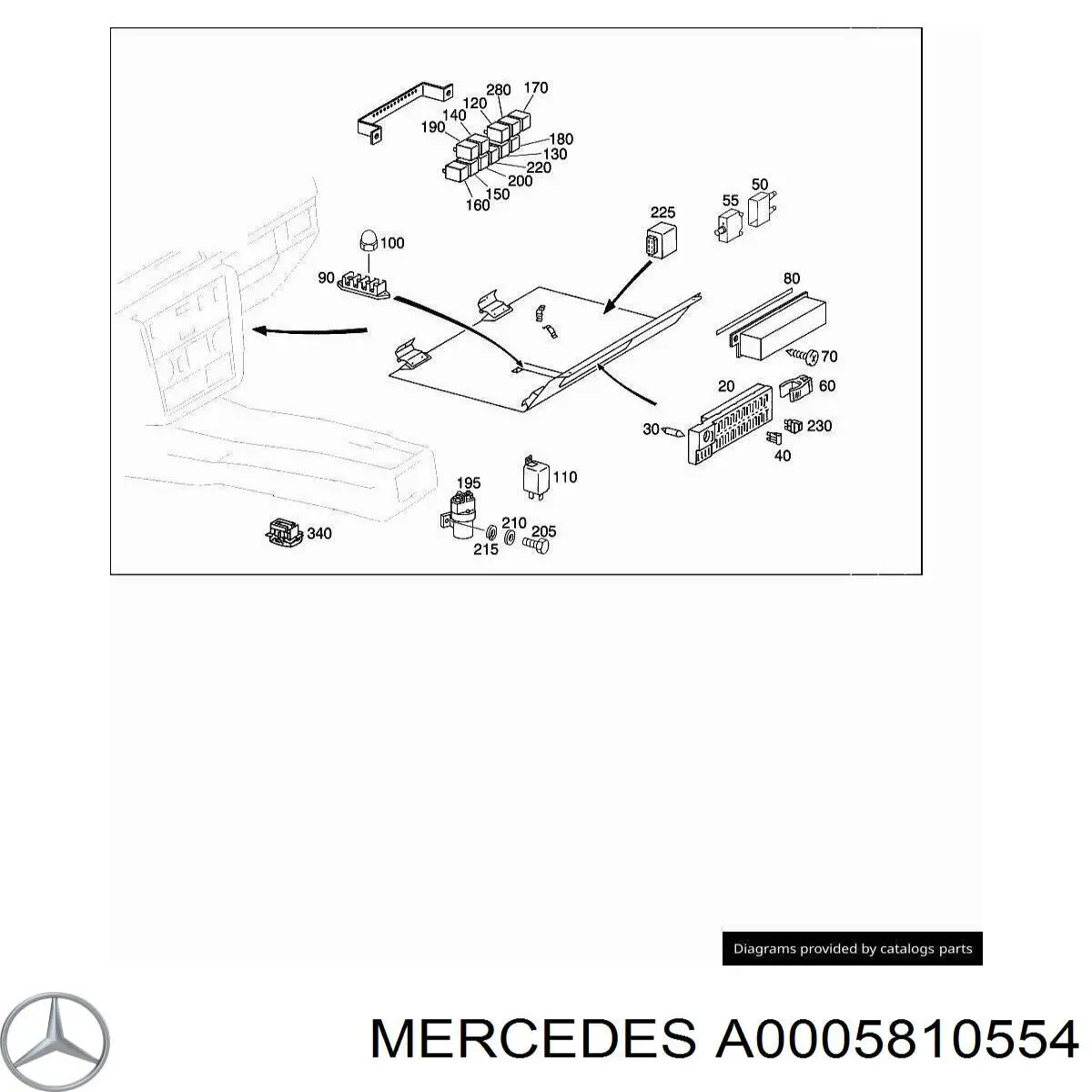 A0005810554 Mercedes 