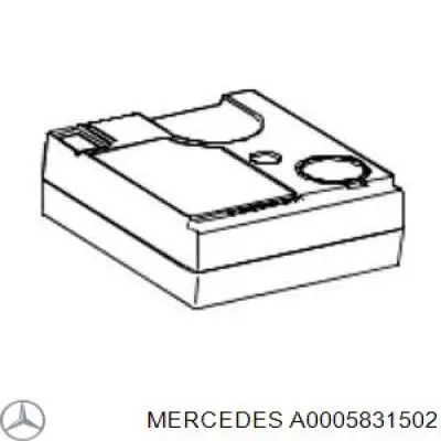 A0005831502 Mercedes Compressor para o bombeio de pneus