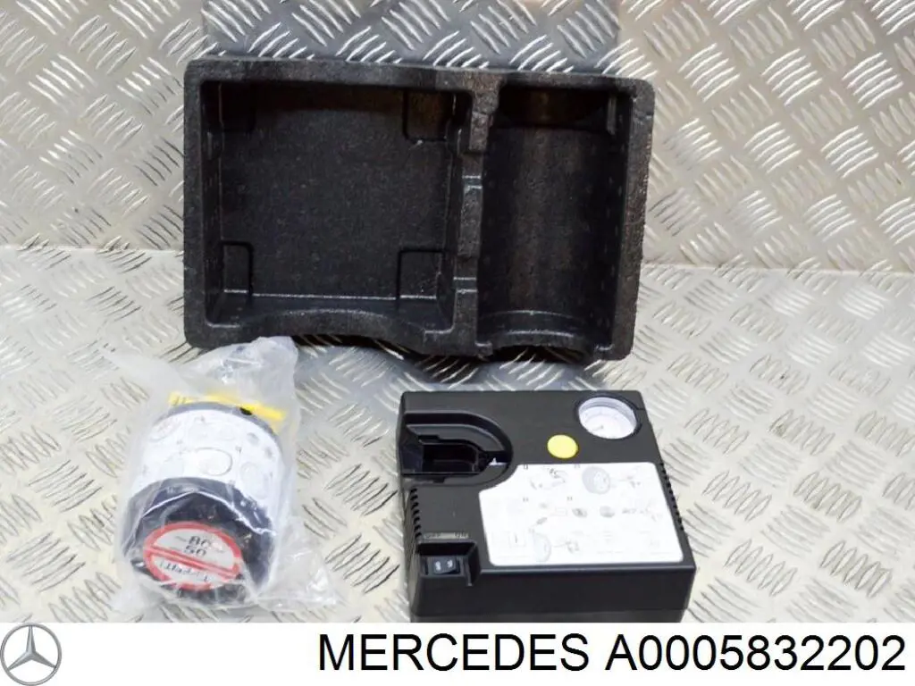 A0005832202 Mercedes Compressor para o bombeio de pneus