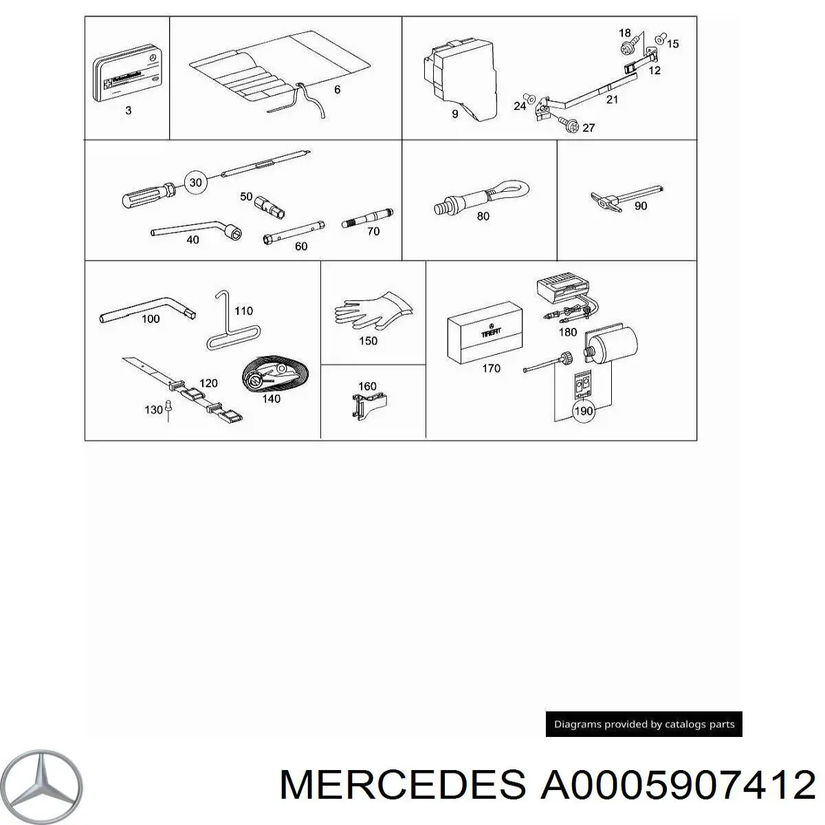 Triângulo de advertência Mercedes 171890009764 preço, a partir de 45,22 USD