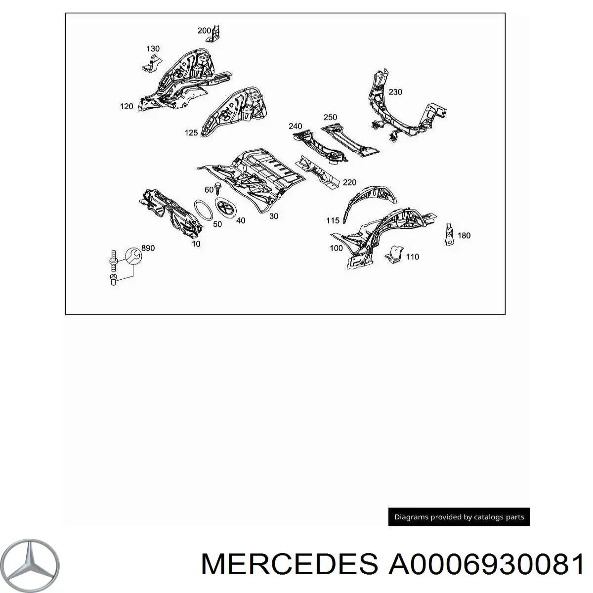 A0006930081 Mercedes 