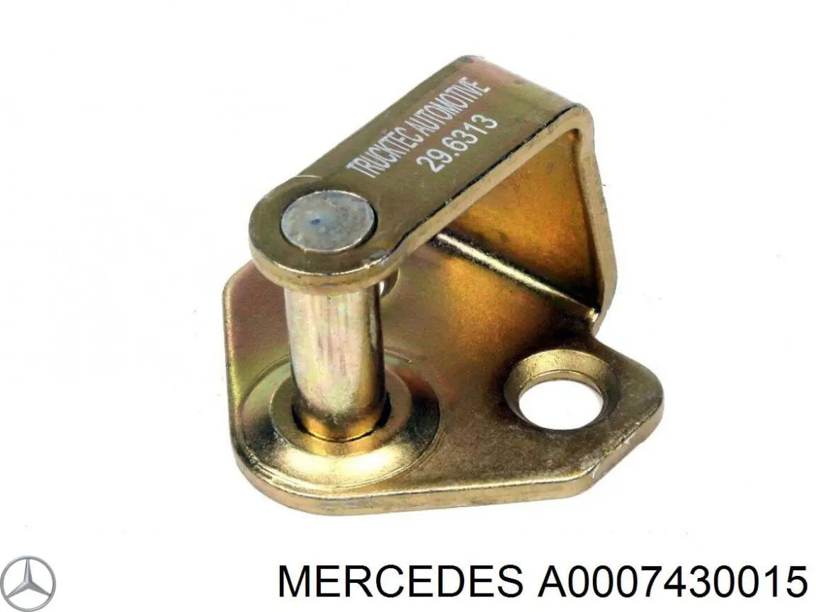 A0007430015 Mercedes Gozno de garra (parte complementar) de fecho da porta traseira