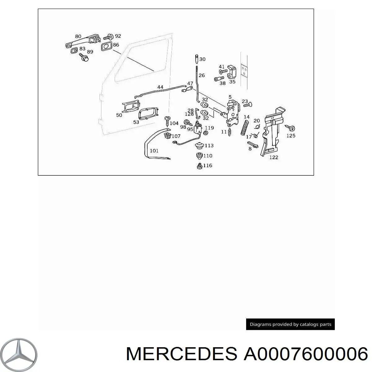  Mercedes A0007600006 preço, a partir de  