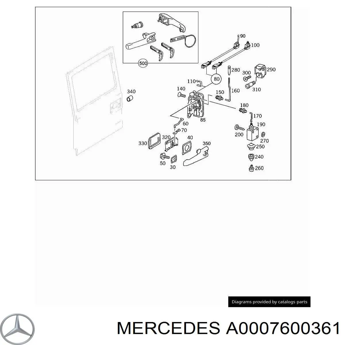 A0007600361 Mercedes 