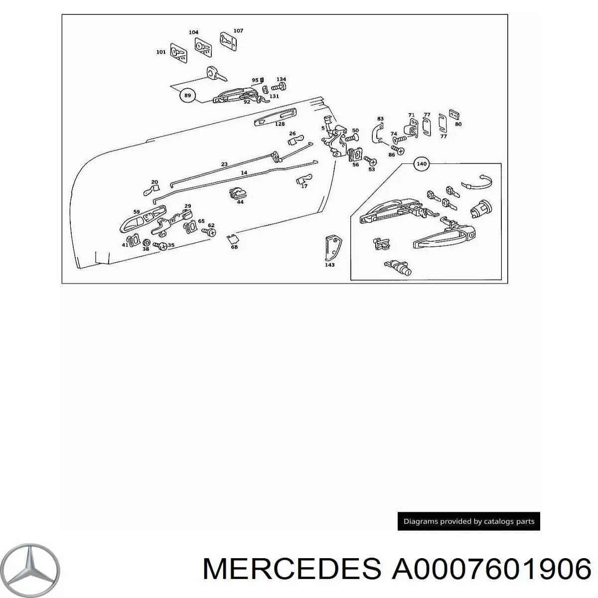 A0007601906 Mercedes 