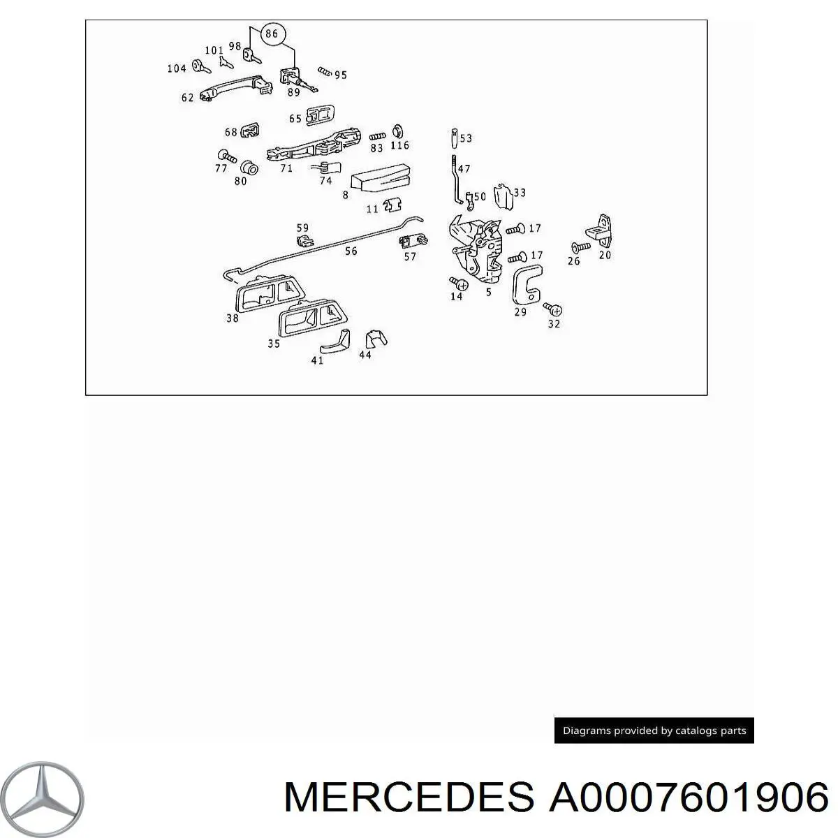  Mercedes A0007601906 preço, a partir de  