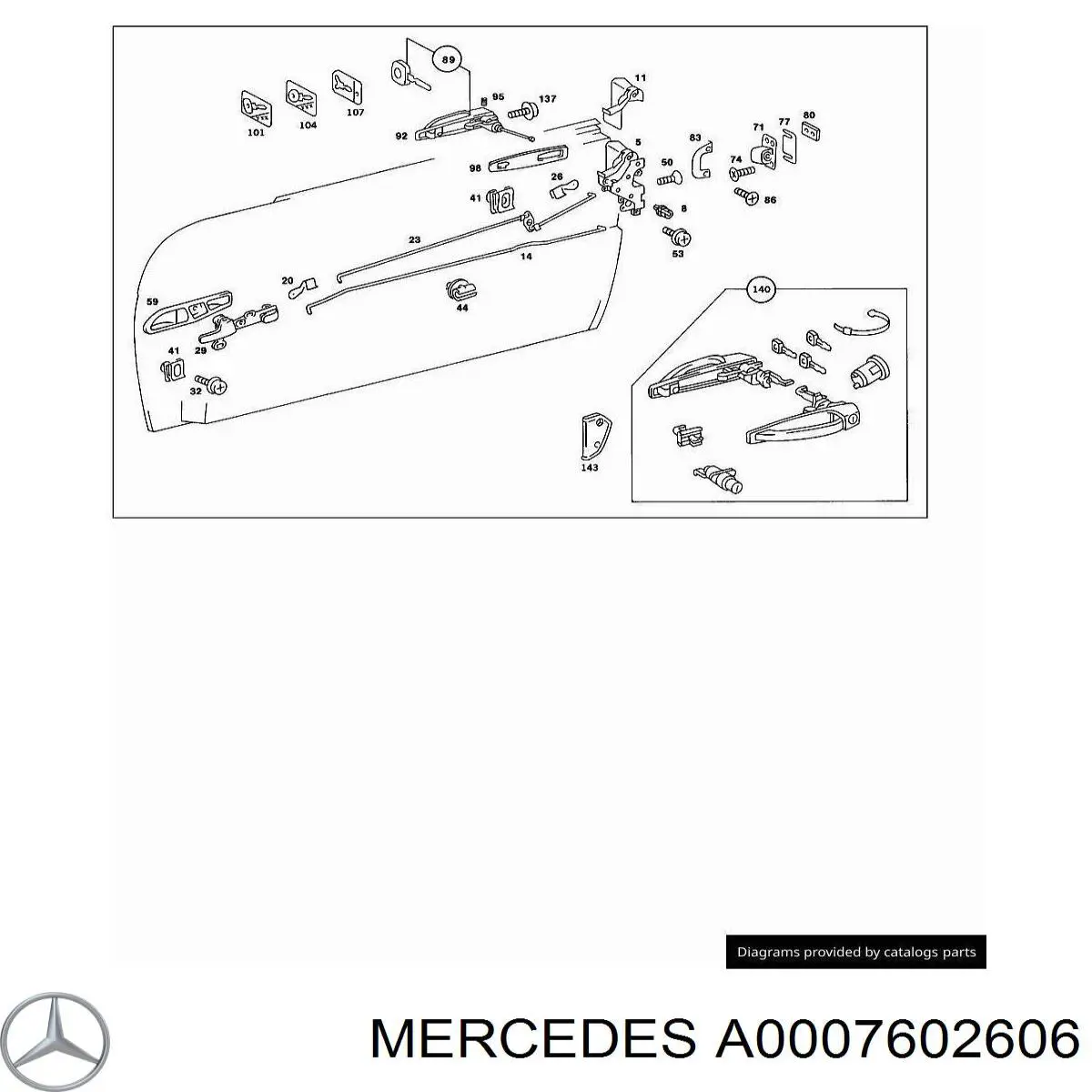 A0007602606 Mercedes 