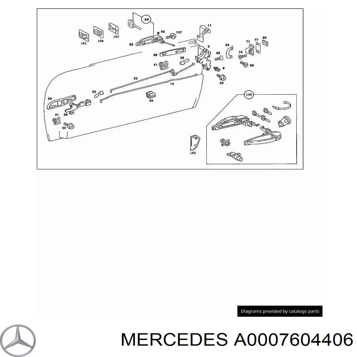 A0007604406 Mercedes 