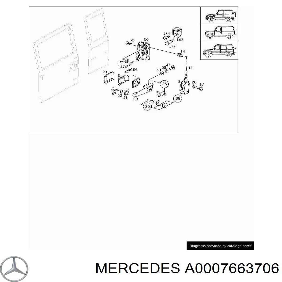 A0007663706 Mercedes 