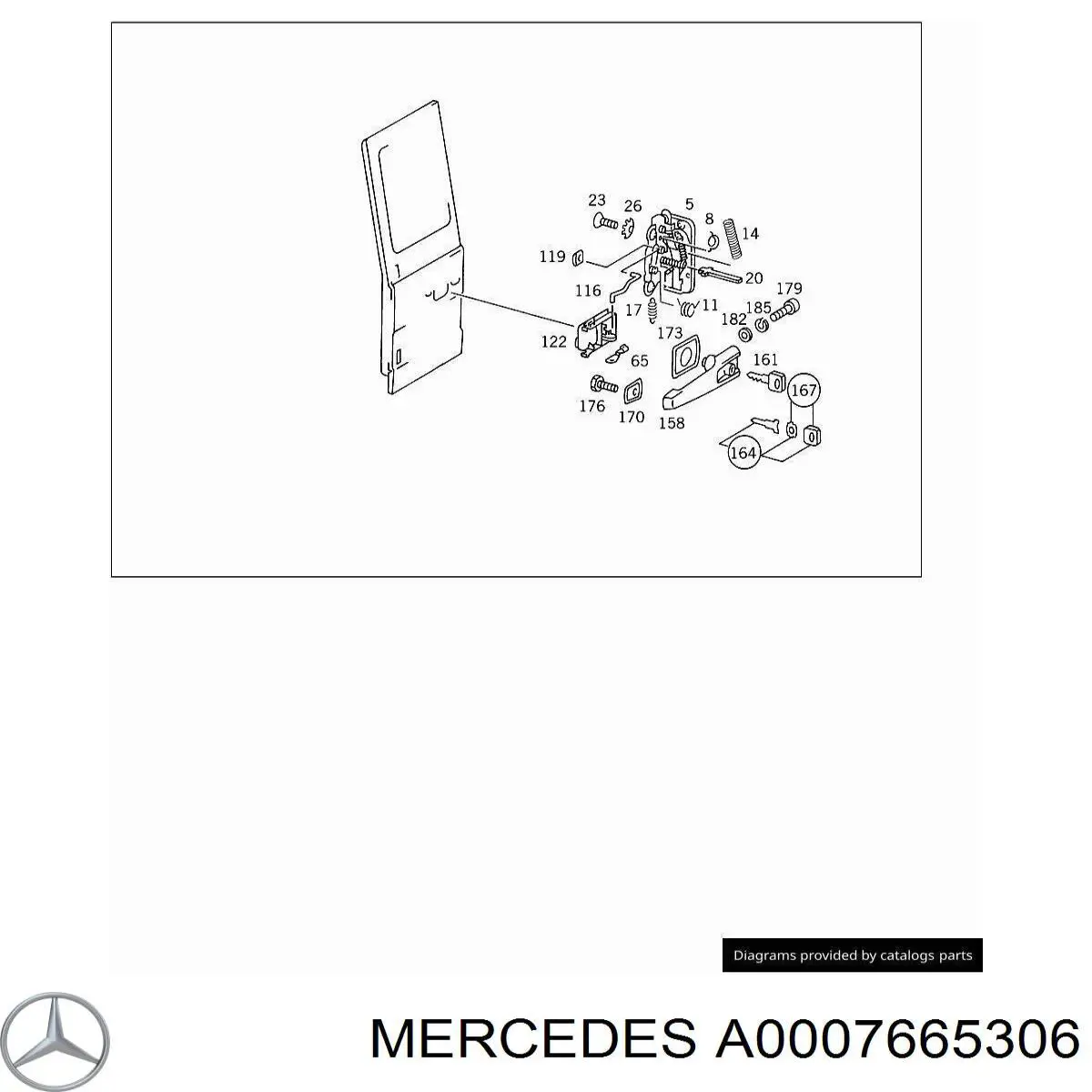  Mercedes A0007665306 preço, a partir de 49,14 USD