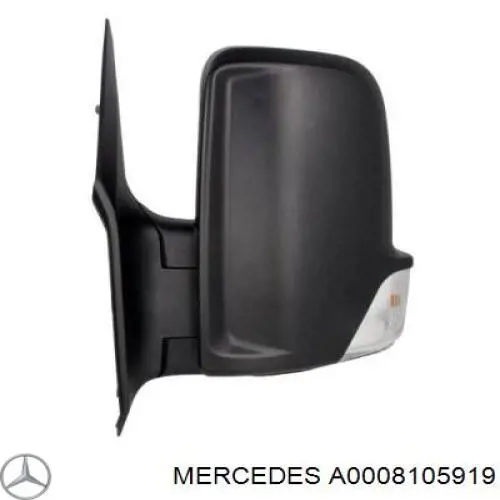 Compre A0008105919 Mercedes Espelho de retrovisão esquerdo