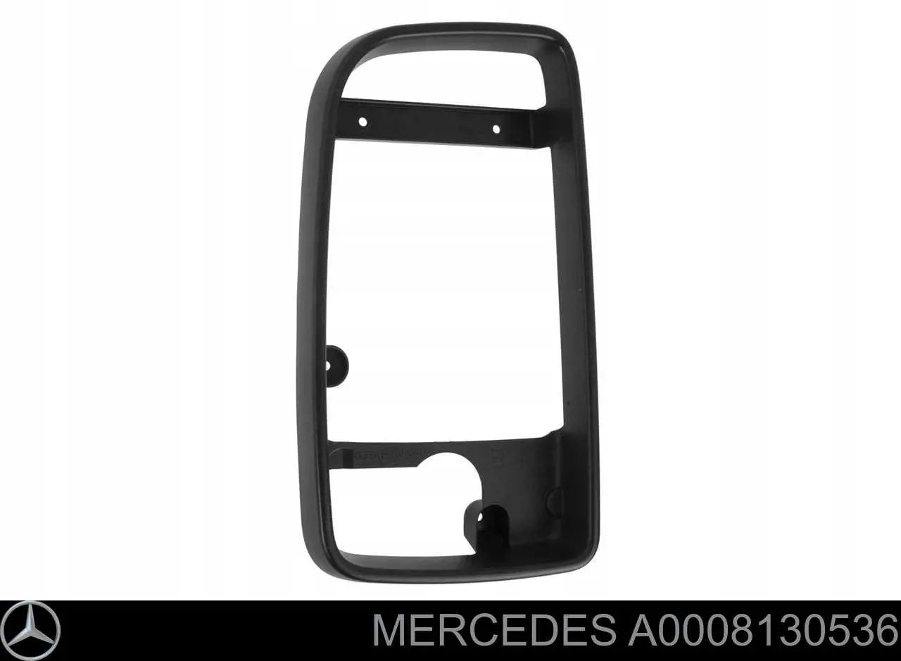 A0008130536 Mercedes Placa sobreposta interna de fixação de espelho direito