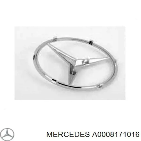 A0008171016 Mercedes Emblema de grelha do radiador