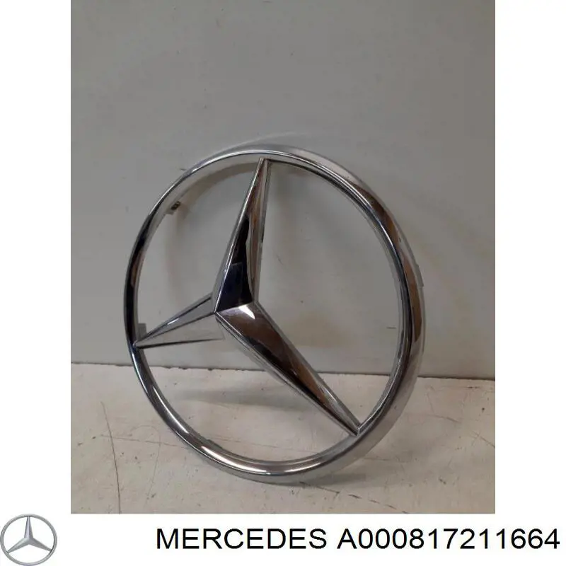 000817211664 Mercedes Emblema de grelha do radiador