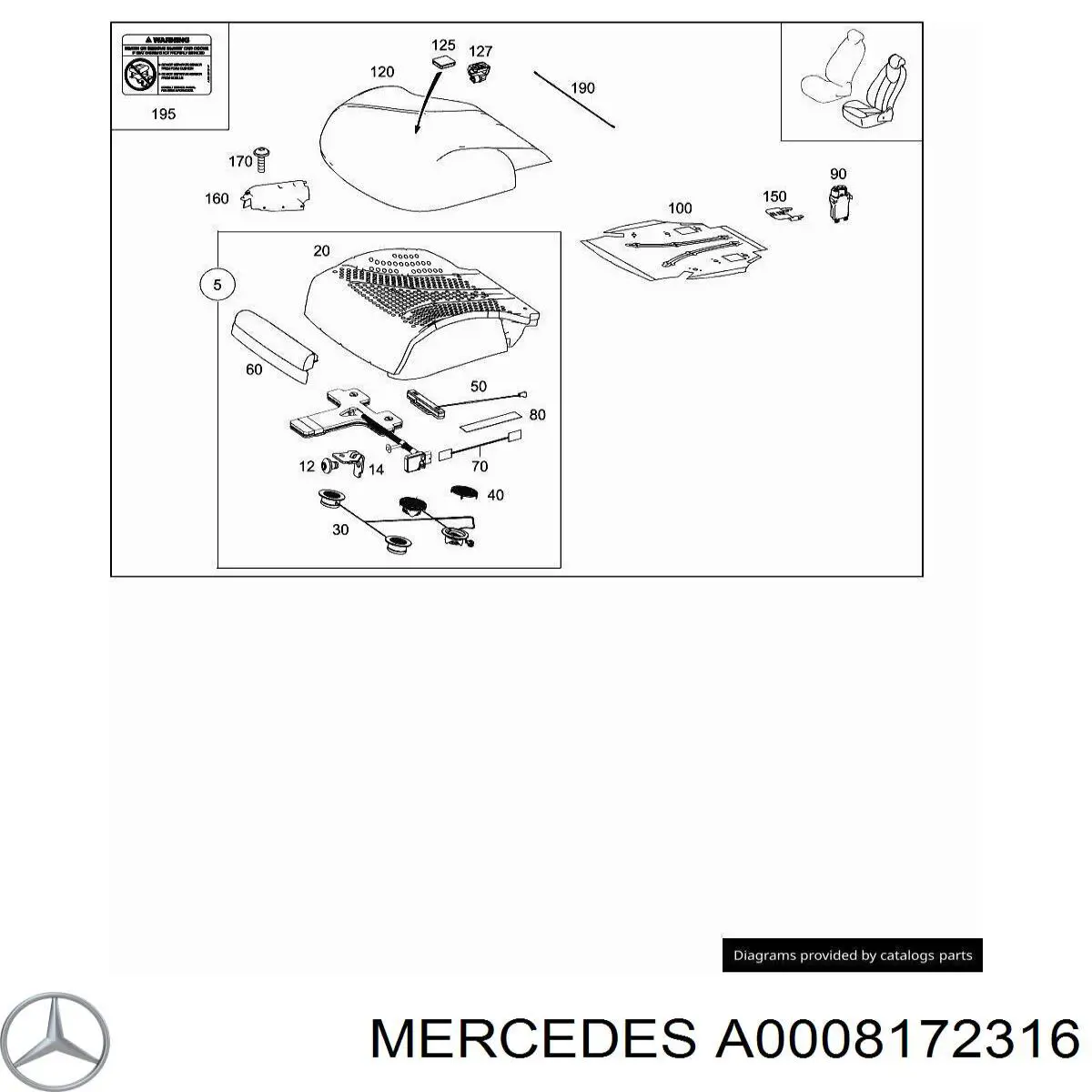 A0008172316 Mercedes 
