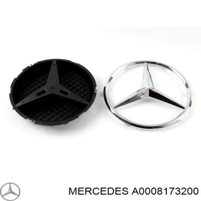 0008176007 Mercedes Emblema de grelha do radiador