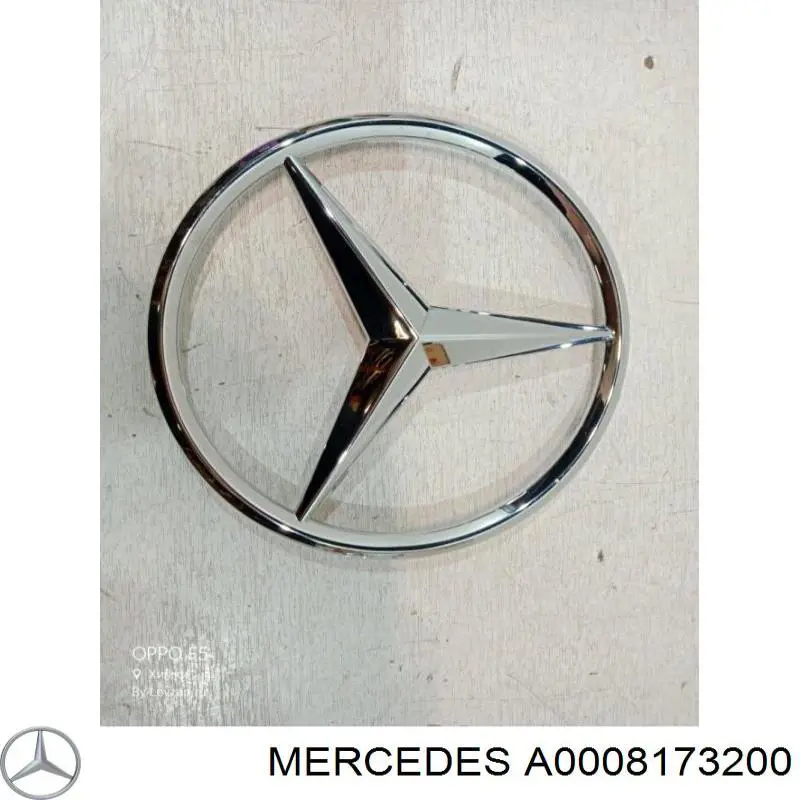 A0008173200 Mercedes Emblema de grelha do radiador