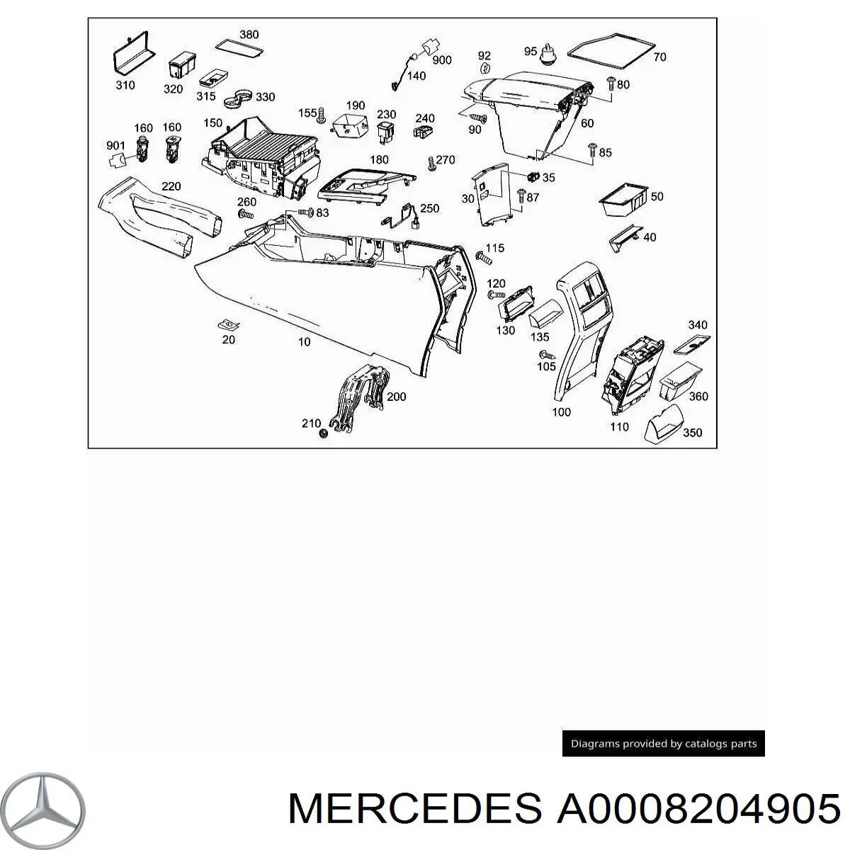  Mercedes A0008203151 preço, a partir de 34,64 USD