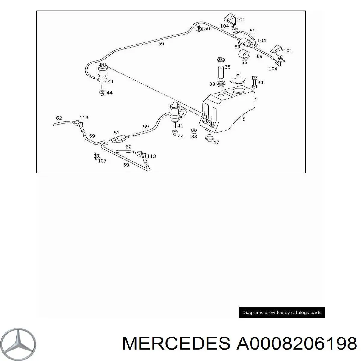 A0008205998 Mercedes 