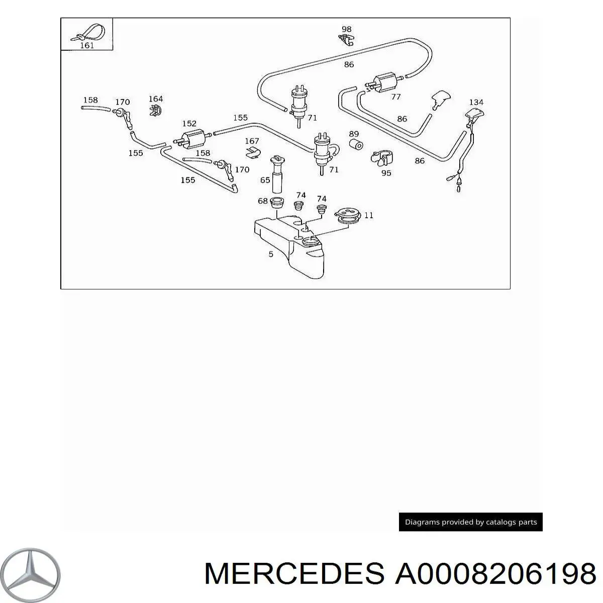  Mercedes A0008205998 preço, a partir de 42,72 USD
