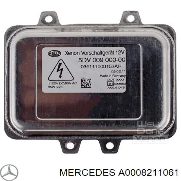 A0008211061 Mercedes Xénon, unidade de controlo