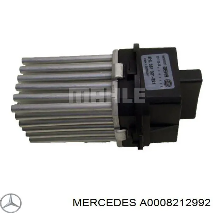 A0008212992 Mercedes Resistor (resistência) de ventilador de forno (de aquecedor de salão)