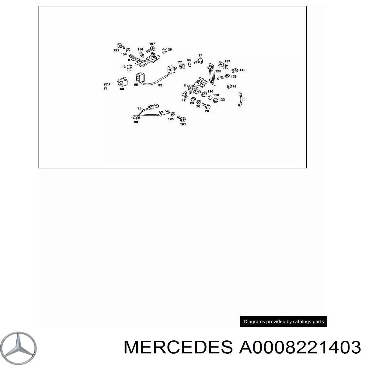 A0008221403 Mercedes 