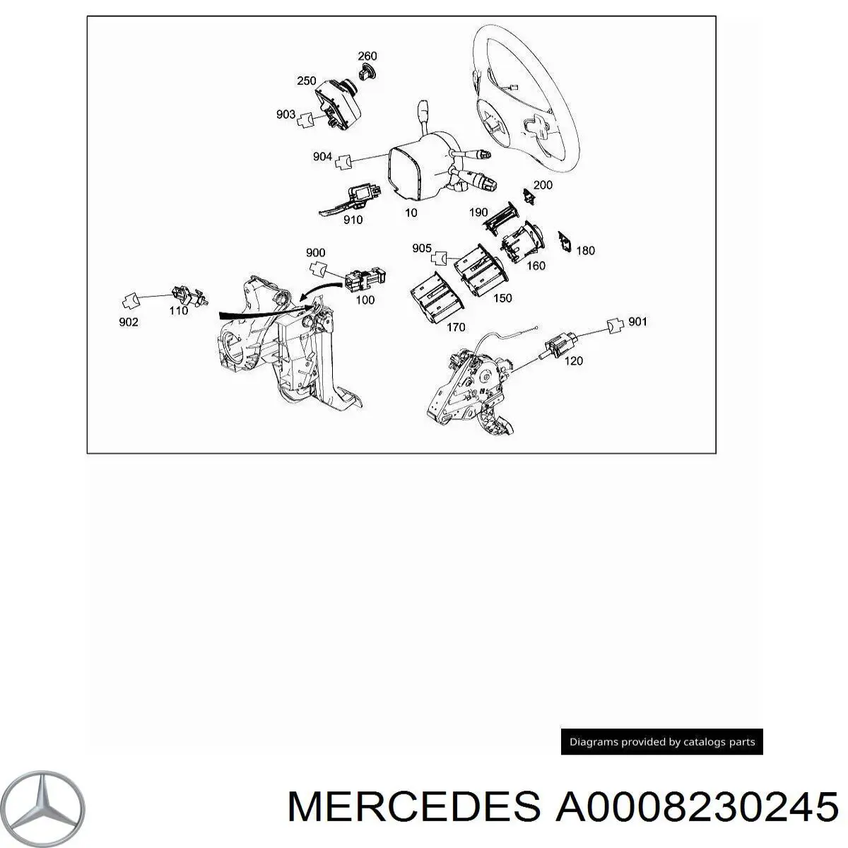 Compre A0008230245 Mercedes 