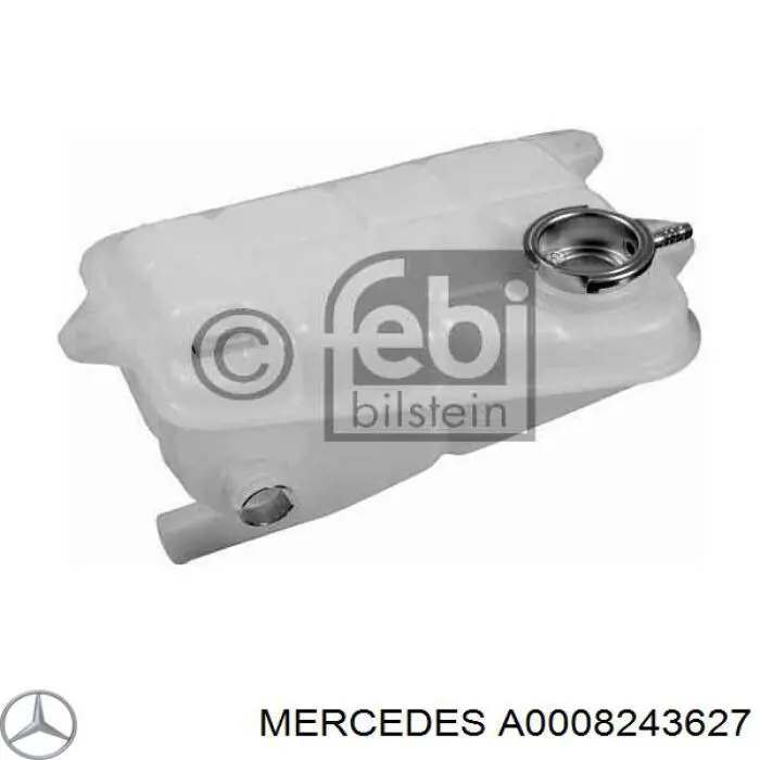 Compre A0008243627 Mercedes Elástico da escova de limpador pára-brisas de condutor