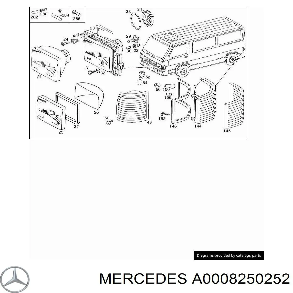 Compre A0008250252 Mercedes 