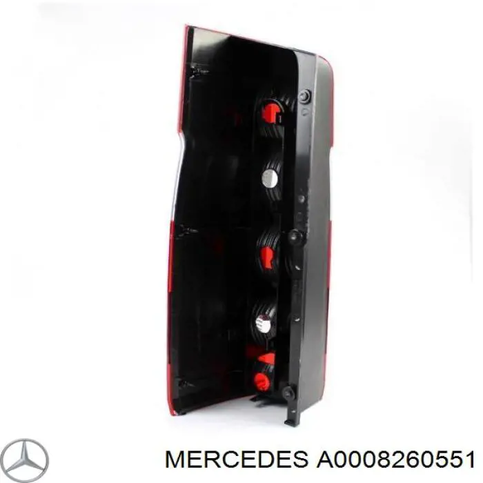 Lanterna traseira direita Mercedes A0008260551 preço, a partir de 182,40 USD