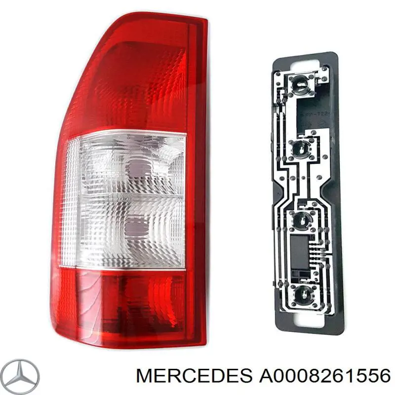A0008261556 Mercedes Lanterna traseira esquerda