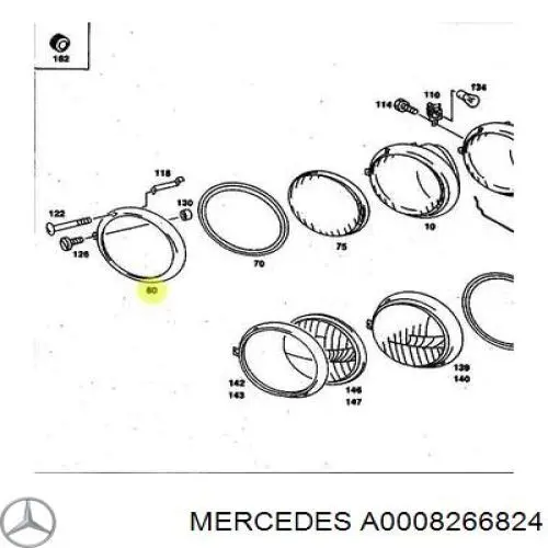 Compre A0008266824 Mercedes 