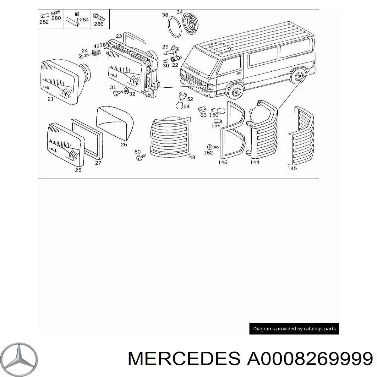 A0008269999 Mercedes 