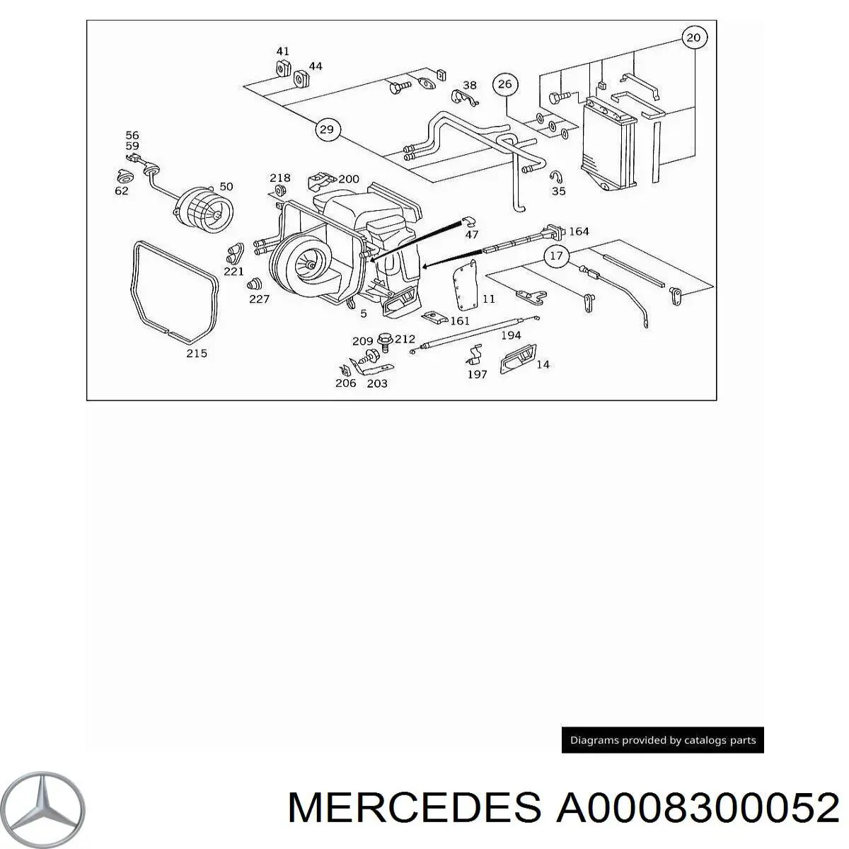A0008300052 Mercedes 