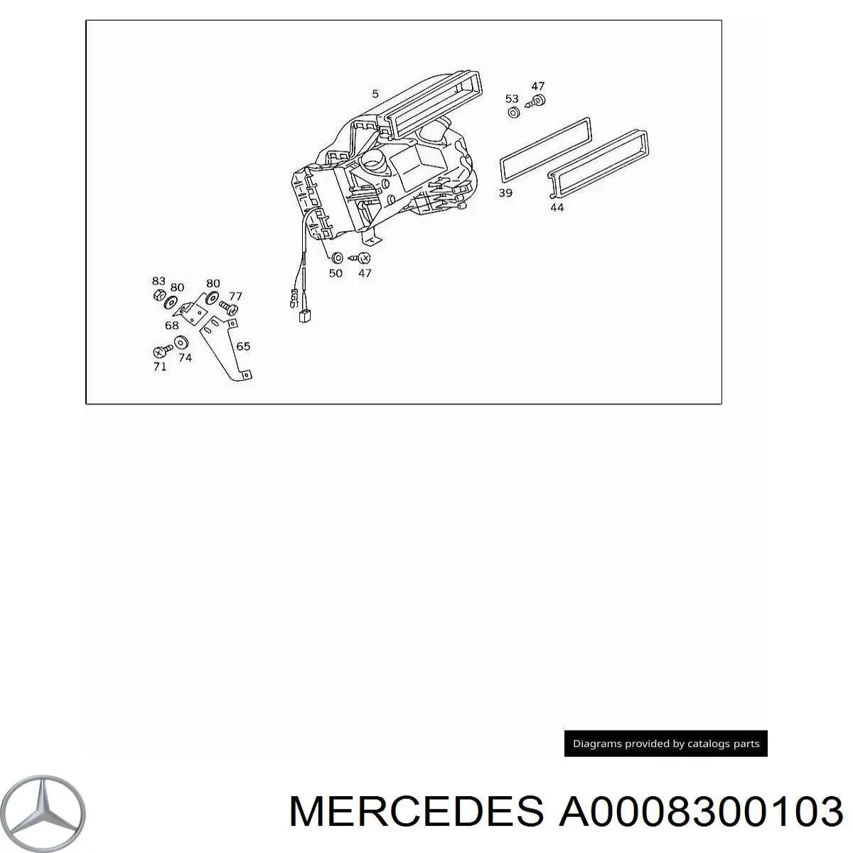  Mercedes A0008300103 preço, a partir de 122,40 USD