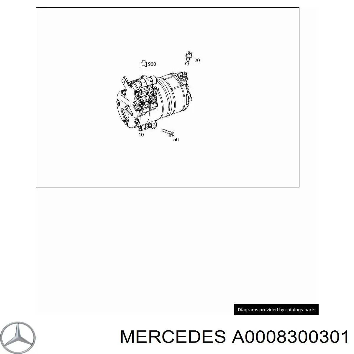 Compressor de aparelho de ar condicionado Mercedes A0008300301 preço, a partir de 655,49 USD
