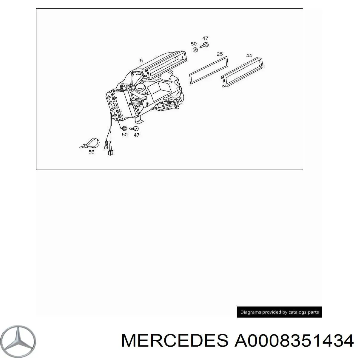 A0008351434 Mercedes 