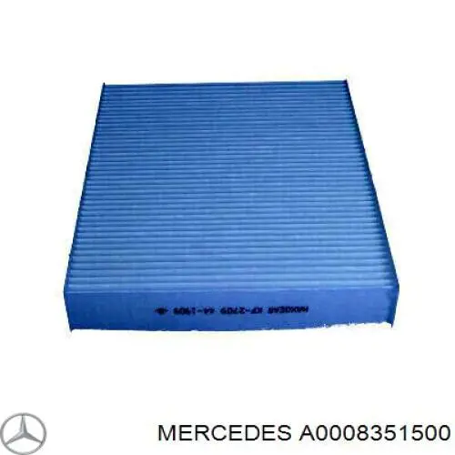 A0008351500 Mercedes Filtro de salão