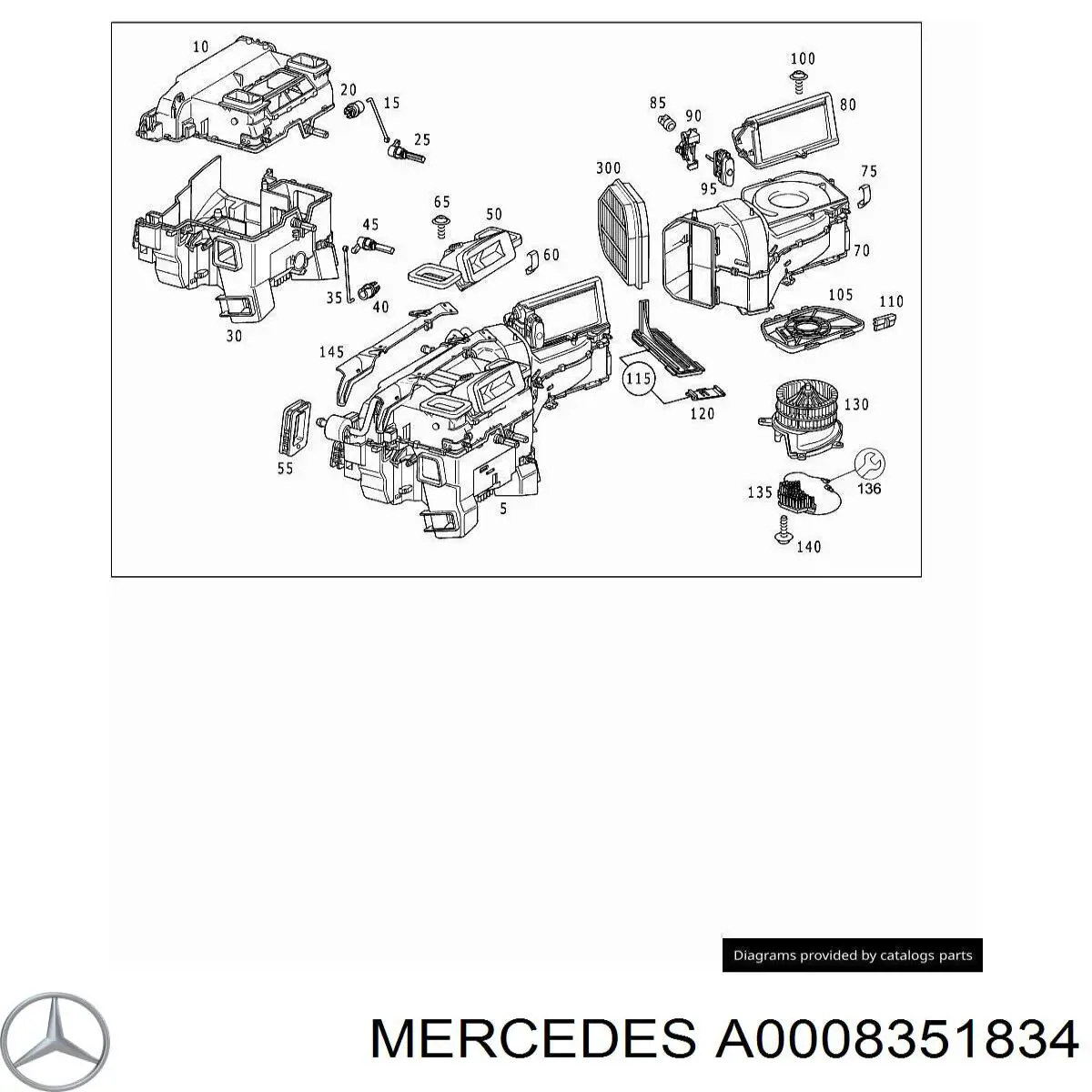 A0008351834 Mercedes 