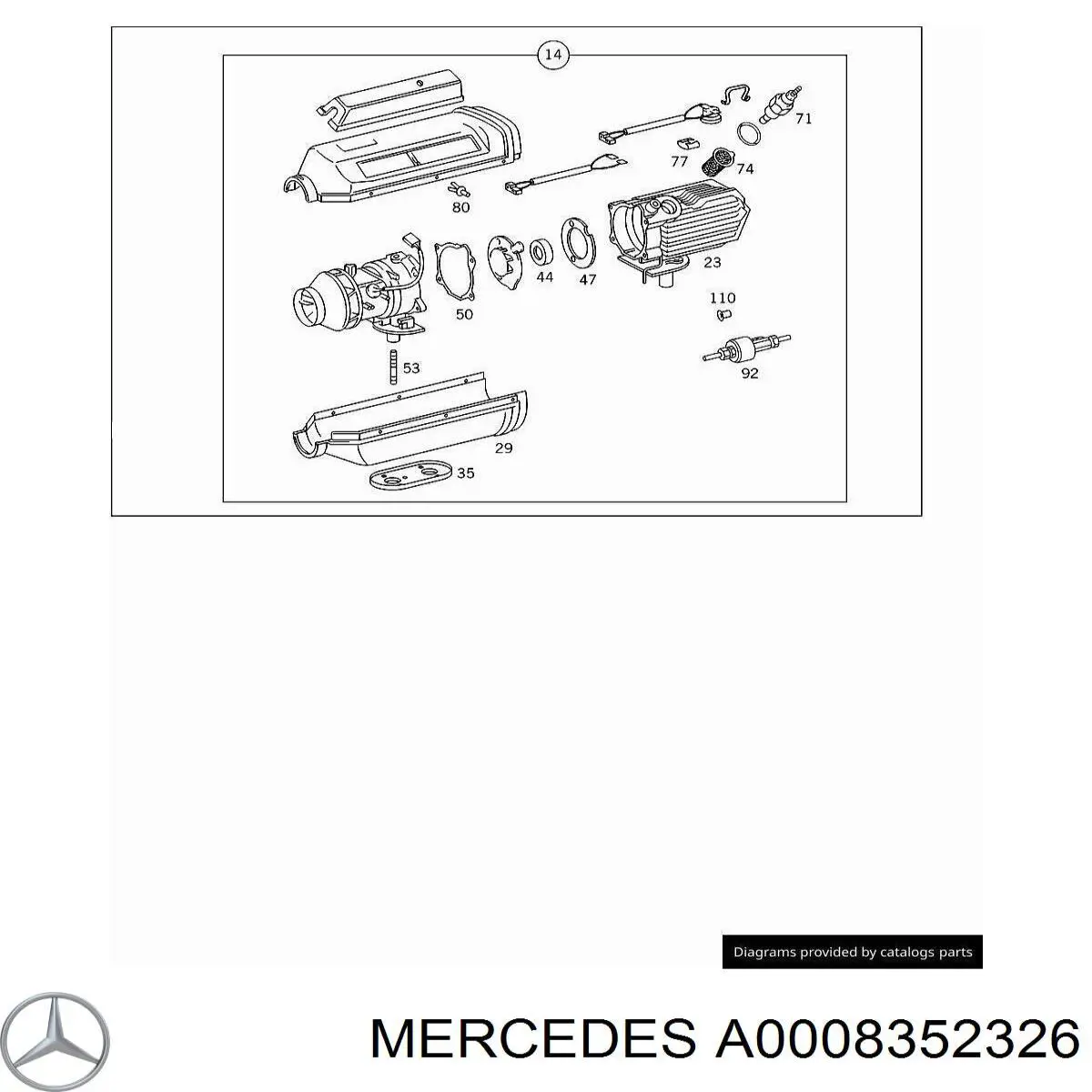 A0008352326 Mercedes 