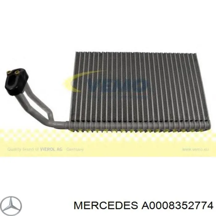 Compre A0008352774 Mercedes Vaporizador de aparelho de ar condicionado