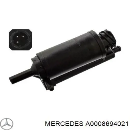 A0008694021 Mercedes Bomba de motor de fluido para lavador de vidro dianteiro
