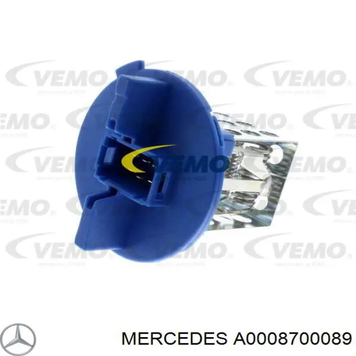 A0008700089 Mercedes Resistor (resistência) de ventilador de forno (de aquecedor de salão)