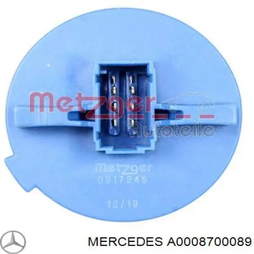 Resistor (resistência) de ventilador de forno (de aquecedor de salão) Mercedes A0008700089 preço, a partir de 15,64 USD