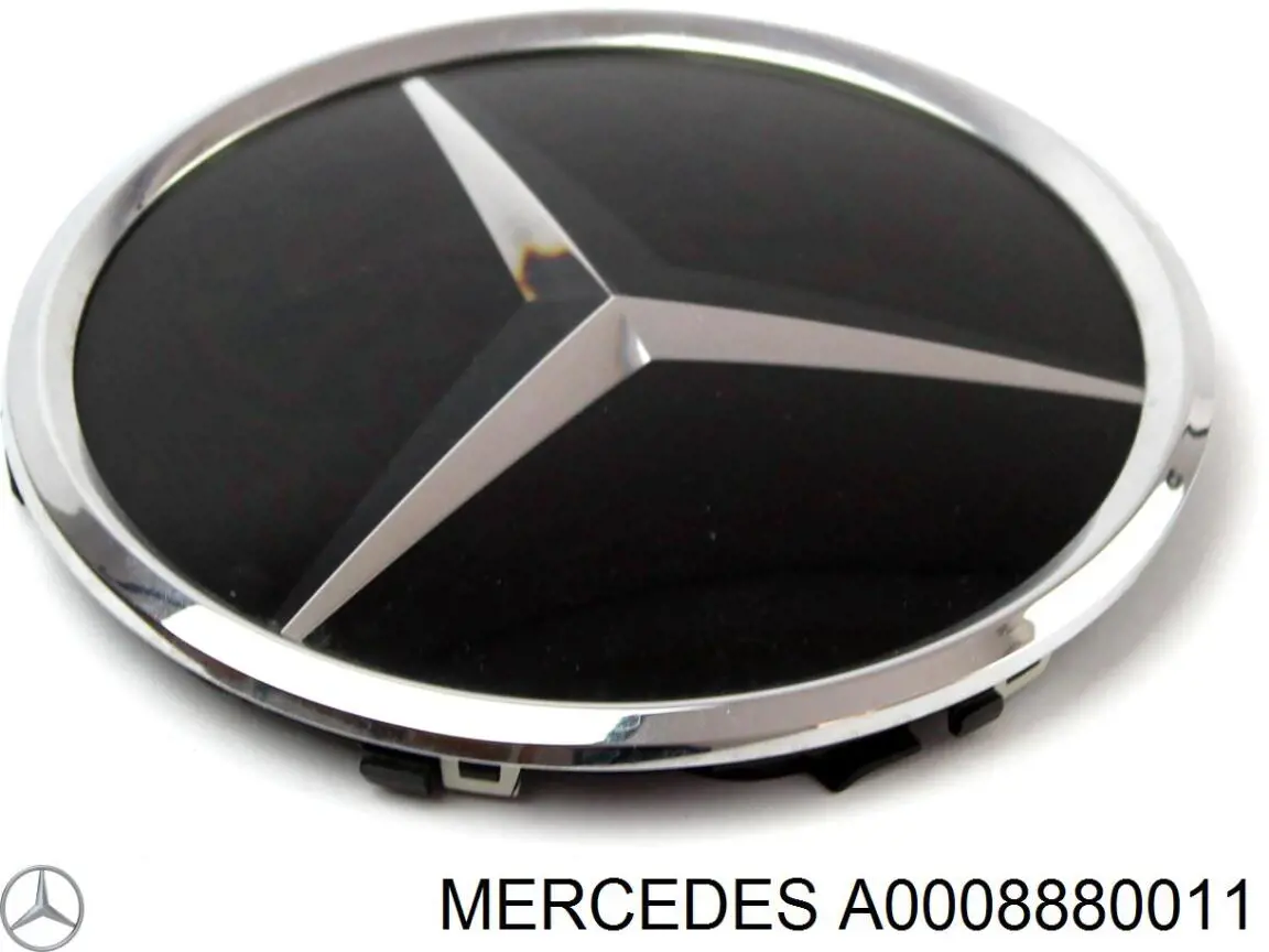 A0008880011 Mercedes Consola de emblema de grelha do radiador