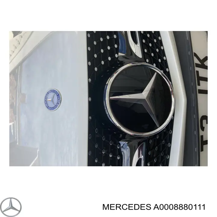 A0008880111 Mercedes Emblema de grelha do radiador