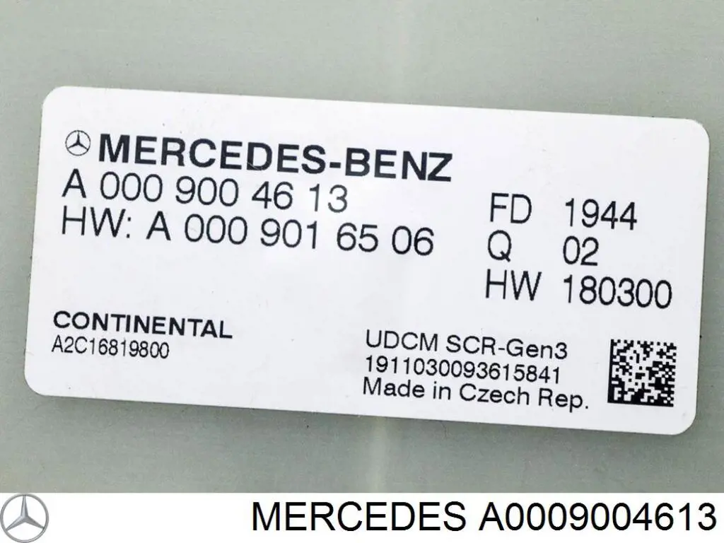 Unidade de controlo AD BLUE Mercedes A0009004613 preço, a partir de 93,64 USD