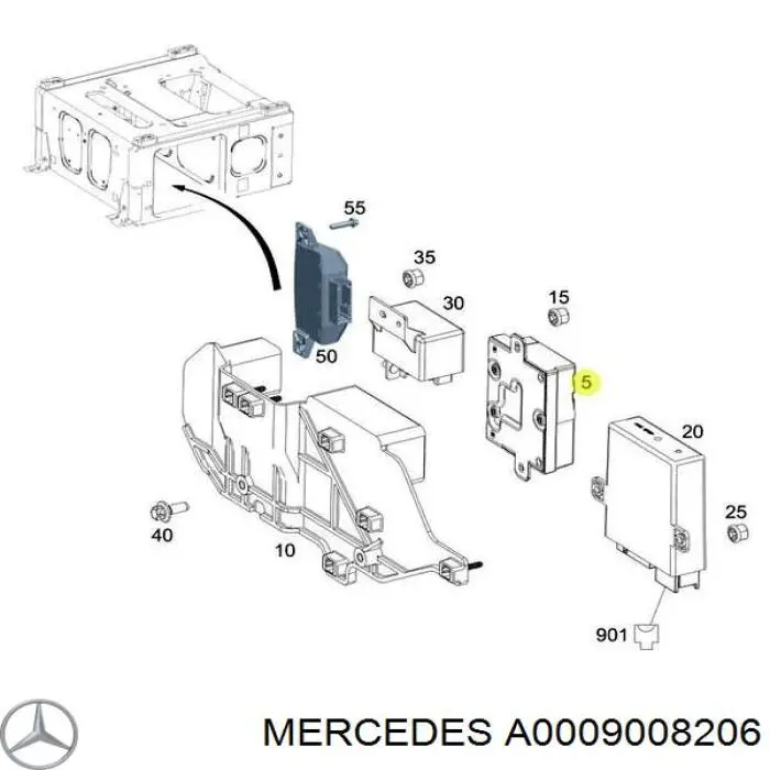 A0009008206 Mercedes 