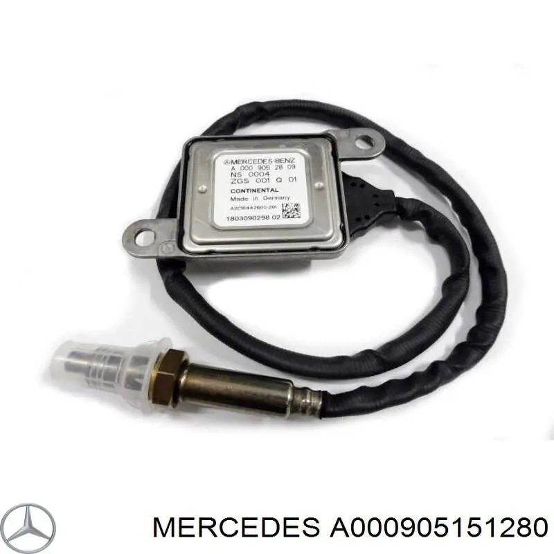 A000905151280 Mercedes Sensor de óxidos de nitrogênio NOX